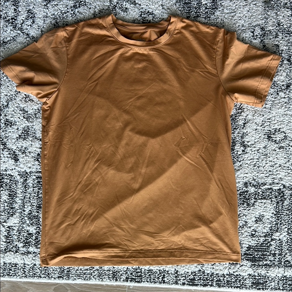 ALO Yoga Tan Short Sleeve Tee
